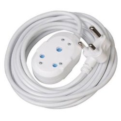 10M Extension Cord - 16A White