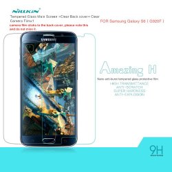 S6 Glass Film Nillkin Amazing H Nanometer Anti-explosion Tempered Glass Film Screen Protector For...