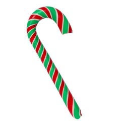 Candy Cane - Christmas Accessories - Red & Green - Single - 12 Pack