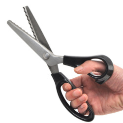 Pinking Shears Scissors Sewing Craft Upholstery Tailor Zig-zag Tool