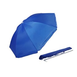 ALICE UMBRELLAS 1.6M Beach Umbrella With Carry Bag - Royal