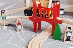 29 Piece Wooden Train Set
