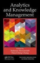 Analytics And Knowledge Management Hardcover