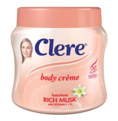 Clere Body Cream Rich Musk 500ML