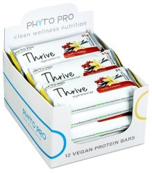 Thrive Vegan Protein Bar - Vanilla Cranberry - 12 Pack