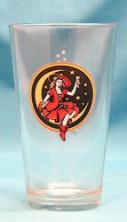 Miller High Life Girl In The Moon Logo Beer Single Pint Glass