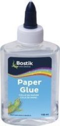 Bostik Paper Glue Clear 118ML