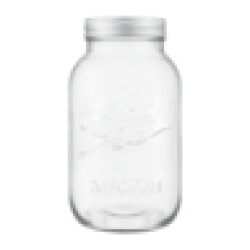 Clear Mason Jar 950ML