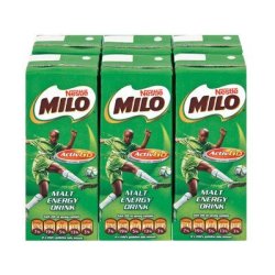 Milo Flav Milk Malt Chocolate 200ML X 6
