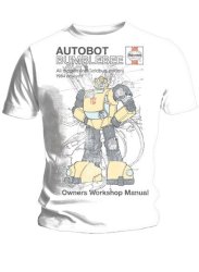 Haynes Manual Transformers Bumblebee T-Shirt Small