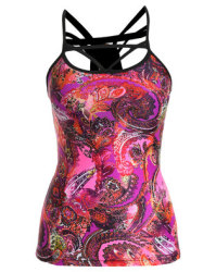 Went Active Paisley Triangle Camisole in Pink