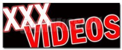 24" Xxx Videos Decal Sticker DVD Adult Films Movies X Rated Rental X-rated