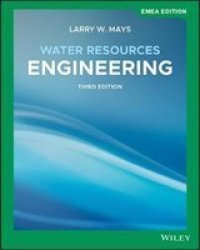 Water Resources Engineering Paperback 3RD Emea Edition