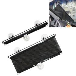 Retractable Car Window Sun Shade For Automobile Front And Back Windshield Size: 125CM X 50CM Rand...