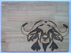 Wooden Cutting Board - Buffalo