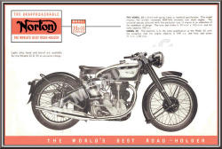 Norton Model 30 1948 - Classic Metal Sign