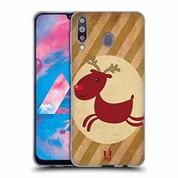 Head Case Designs Rudolph Christmas Classics Soft Gel Case Compatible For Samsung Galaxy M30 2019