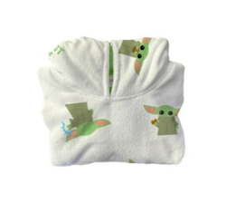 Oversized Fleece Blanket Hoodie - Baby Yoda - Kids