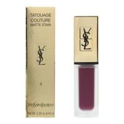 Yves Saint Laurent Tatouage Couture Liquid Lipstick Purple Identity N4 - Parallel Import