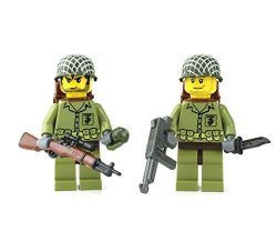 Us Marine WW2 Soldiers SKU35 - Battle Brick Custom Minifigure Prices ...