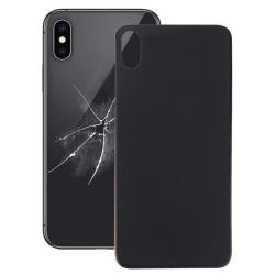 Easy Replacement Big Camera Hole Glass Back Battery Cover With Adhesive For Iphone X Black