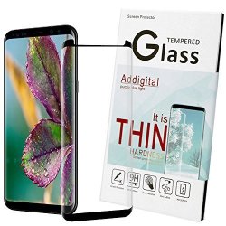 Galaxy S8 Screen Protector Addgital S8 Tempered Glass Screen Protector HD Clear Film Anti-bubble 3D Touch Tempered Glass Screen Protector For Samsung Galaxy S8