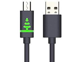 Compatible Barnes & Noble Nook Color LED Lit Charging Sync Data Cable. Lit Tip Indicates Red Charging Green Charged Cable Will Not Display Charging