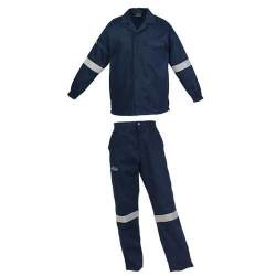 Pinnacle Welding & Safety Conti Suit Safety Overall With Reflective Tape D59 Flame Retardant & Acid Resist SIZE-34