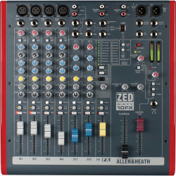 Allen & Heath Zed60-10fx Multipurpose Mixer With Fx For Live Sound And Recording