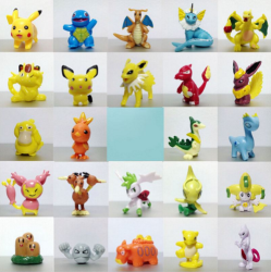 Set Of 24 Pcs 2-3cm Pokemon Figures