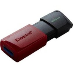 Kingston Technology Datatraveler Exodia M USB Flash Drive 128 Gb Type-a 3.2 Gen 1 3.1 Black Red 128GB 67.4 X 21.8 11.6 Mm 10 G