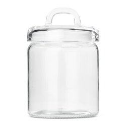 @home Glass Storage Canister W handle 1.2L