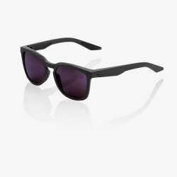 Hudson Eyewear - Matte Translucent Olive Slate - Black Mirror Lens