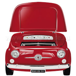 Smeg FAB500R Fiat 500 Collector's Edition 100L Beverage Cooler in Red