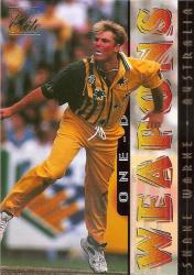 Shane Warne - 1996 Futera Cricket "elite" Premium - "rare" "box Card" Card Xl 1