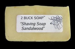 Imported 2 Buck Sandalwood Shaving Soap Bar 4OZ