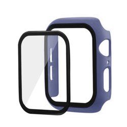 Apple Watch Bumper Case With Tempered Glass Screen Protector Ice Blue 40MM