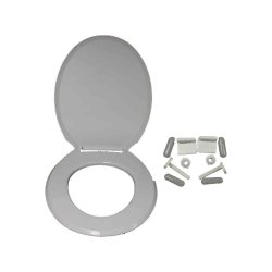 Toilet Seat - Universal - Plastic - D f - 6 Pack