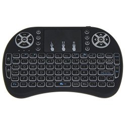 Amebay 2.4GHZ LED Backlit MINI Wireless Keyboard With Touchpad Remote For Google Android Tv Box Pad PS3 Xbox 360 Htpc