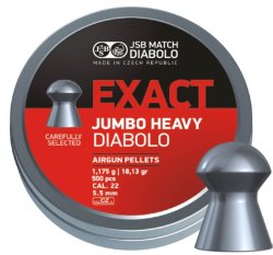 JSB Exact Jumbo Heavy 5.5MM Pellets - 500 Pack