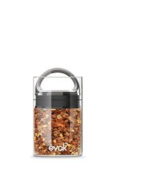 Best Premium Airtight Storage Container For Coffee Beans Tea And Dry Goods - Evak - Innovation That Works By Prepara Glass And Stainless Dark