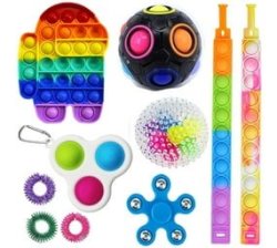 10 Pack Quality Fidget Toys Bundle Sensory Set Stress Relief Kids Adult