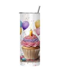 BIRTHDAY16 20 Oz Tumbler With Lid Bday Present Graphic Gift For Him Her 243