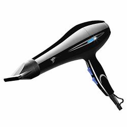 Ddfbus High-power Household Hair Dryer Hot And Cold Air Hair Dryer Hair Salon Hair Dryer Black Five-speed Constant Temperature Black