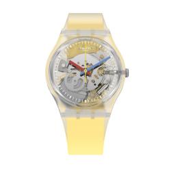 Clearly Yellow Striped Watch GE291