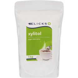 Clicks Xylitol Sweetener Pouch 1KG