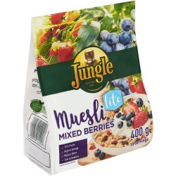 Jungle Muesli Mixed Berries Lite 400G