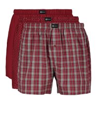 TUSCANY Check Cotton Boxers 3 Pack