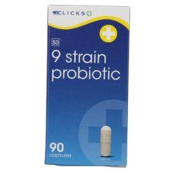 Clicks 9- Strain Probiotic 90 Capsules