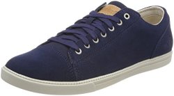 Timberland Men's Lace-up Low-top Sneakers Blue Navy Suede 9.5 Us